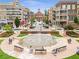 Upscale town center with shops and fountain at 1072 Heyward Way, Alpharetta, GA 30009