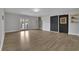 Large basement recreation area with hardwood floors and french doors at 3177 Capriole Dr, Marietta, GA 30062