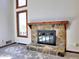 Stone fireplace in large living room at 1550 Oak Creek Dr, Marietta, GA 30066