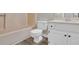 Bathroom with a tub/shower combo and single sink at 4810 Winding Ln, Powder Springs, GA 30127