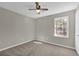 Bedroom with carpet, light gray paint and a ceiling fan at 4810 Winding Ln, Powder Springs, GA 30127