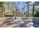 Deck overlooks wooded backyard at 1260 Lakehaven Pkwy, Mcdonough, GA 30253