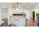 Kitchen island with seating for two, offering additional counter space at 1260 Lakehaven Pkwy, Mcdonough, GA 30253