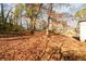 Wooded backyard with plenty of privacy at 2107 Penrose Dr, Atlanta, GA 30344