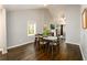 Spacious dining area with hardwood floors and modern table at 2107 Penrose Dr, Atlanta, GA 30344