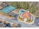 Community center with tennis courts and pool at 7570 Weston Club Dr, Suwanee, GA 30024