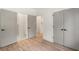 Bright bedroom with hardwood floors and access to bathroom and closets at 1237 Memorial Se Dr # 403, Atlanta, GA 30316