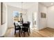 Modern dining room features hardwood floors and an open layout at 1237 Memorial Se Dr # 403, Atlanta, GA 30316