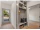 Inviting entryway with built-in bench seating and storage at 1237 Memorial Se Dr # 403, Atlanta, GA 30316