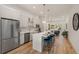 Modern kitchen with stainless steel appliances and island at 1237 Memorial Se Dr # 403, Atlanta, GA 30316