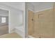 Bathroom with bathtub and large shower, offering both relaxation and functionality at 381 Paper Woods Dr, Lawrenceville, GA 30046
