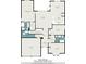 Detailed floor plan showcasing the layout of the home, including room dimensions at 173 Mill Creek Dr, Canton, GA 30115