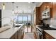 Modern kitchen with stainless steel appliances and hardwood floors at 3630 Peachtree Ne Rd # 2005, Atlanta, GA 30326
