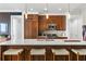 Modern kitchen with island and stainless steel appliances at 3630 Peachtree Ne Rd # 2005, Atlanta, GA 30326