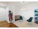 Bright office space with two armchairs and a built-in bookcase at 3630 Peachtree Ne Rd # 2005, Atlanta, GA 30326