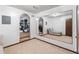 Bonus room features carpet, interior mirror wall, and an arched doorway at 837 Pine Ridge Dr, Lawrenceville, GA 30043