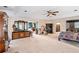 Spacious main bedroom features high ceilings, carpet, closet, nice dresser, and plenty of open area at 837 Pine Ridge Dr, Lawrenceville, GA 30043