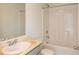 Bathroom with a bathtub, toilet, and sink at 3849 Sweet Iris Cir, Loganville, GA 30052