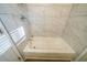 Clean bathroom with a shower/tub combo at 1583 Tanager Cir, Decatur, GA 30032