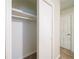 Neatly organized closet with shelving at 1583 Tanager Cir, Decatur, GA 30032