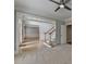 Inviting living room with neutral carpet, a ceiling fan, and an open layout perfect for gatherings at 340 Kincardine Way, Alpharetta, GA 30022