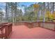 Spacious deck overlooks a wooded area at 501 Mcdaniel Nw Rd, Marietta, GA 30064