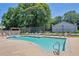 Beautiful community pool with lounge chairs at 1382 Branch Dr # A, Tucker, GA 30084