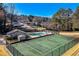 Aerial view of tennis courts and community pool area at 1382 Branch Dr # A, Tucker, GA 30084