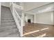 Open living room with hardwood floors, staircase, and natural light at 3029 Oakvale Hts, Decatur, GA 30034