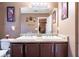 Bathroom with double vanity and a large mirror at 3363 Fernview Dr, Lawrenceville, GA 30044