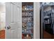 Well-organized pantry with ample shelving for food storage at 3363 Fernview Dr, Lawrenceville, GA 30044