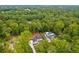 Aerial view of house and surrounding landscape at 514 Dogwood Cir, Norcross, GA 30071