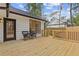 Spacious back deck with access to the backyard at 514 Dogwood Cir, Norcross, GA 30071