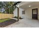 Concrete patio and walkway leading to the yard at 514 Dogwood Cir, Norcross, GA 30071