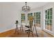 Bright home office with bay window and hardwood floors at 514 Dogwood Cir, Norcross, GA 30071