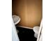 Small bathroom with pedestal sink and toilet at 6354 Shannon Pkwy # 30D, Union City, GA 30291