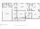 Floor plan of the basement level displaying all rooms including bedrooms and the flex room at 7034 Capps Ferry Rd, Douglasville, GA 30135