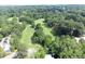 Aerial view of community green space and trees at 134 Amherst Nw Pl, Atlanta, GA 30327