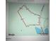 Irregularly shaped lot with dimensions shown at 3241 Briscoe Rd, Loganville, GA 30052