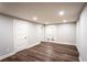 Spacious finished basement perfect for an office or recreation area at 7715 Ryefield Dr, Sandy Springs, GA 30350