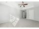 Bright bedroom with carpeted floor and ceiling fan at 3736 Busker Mill Ln, Ellenwood, GA 30294