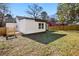 Large backyard with new wooden fence and grassy area at 2007 North Nw Ave, Atlanta, GA 30318