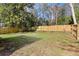 Fenced backyard with grassy area at 2007 North Nw Ave, Atlanta, GA 30318