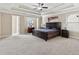 Spacious primary bedroom with ample closet space and neutral color palette at 4705 Sanderling St, Cumming, GA 30041