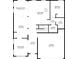 Floor plan showing a 2-bedroom home at 4705 Sanderling St, Cumming, GA 30041