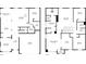 Two-story home floor plan showcasing main and upper levels with various rooms at 4705 Sanderling St, Cumming, GA 30041