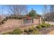 Harlow Green community entrance adorned with festive garland at 1 Ganel Ln, Alpharetta, GA 30009