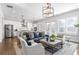 Modern kitchen featuring stainless steel appliances and an island at 1 Ganel Ln, Alpharetta, GA 30009