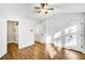 Bright bedroom with hardwood floors and ample closet space at 273 Devonshire Dr, Alpharetta, GA 30022