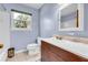 Updated bathroom with a vanity, toilet and shower/tub combo at 3734 N Camp Creek Sw Pkwy, Atlanta, GA 30331